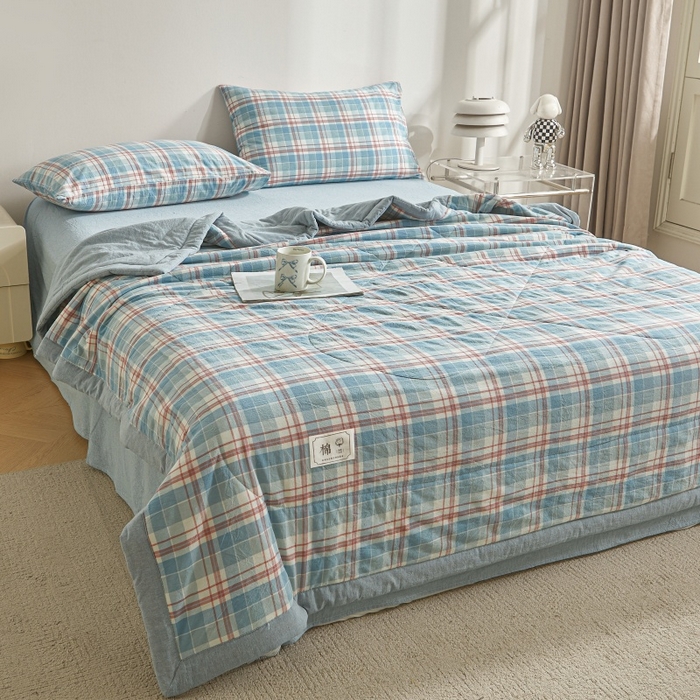 91家纺网 家纺一手货源 找家纺 （总）爱屋及屋 2026新款无印风新疆棉花夏被夏凉被被子被芯