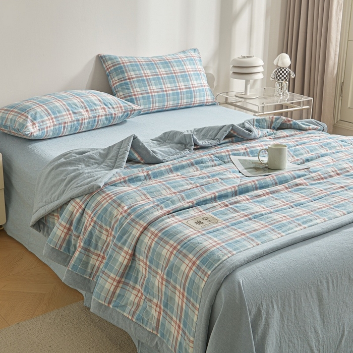 91家纺网 家纺一手货源 找家纺 （总）爱屋及屋 2026新款无印风新疆棉花夏被夏凉被被子被芯