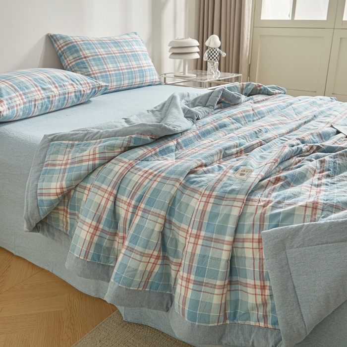 91家纺网 家纺一手货源 找家纺 （总）爱屋及屋 2026新款无印风新疆棉花夏被夏凉被被子被芯