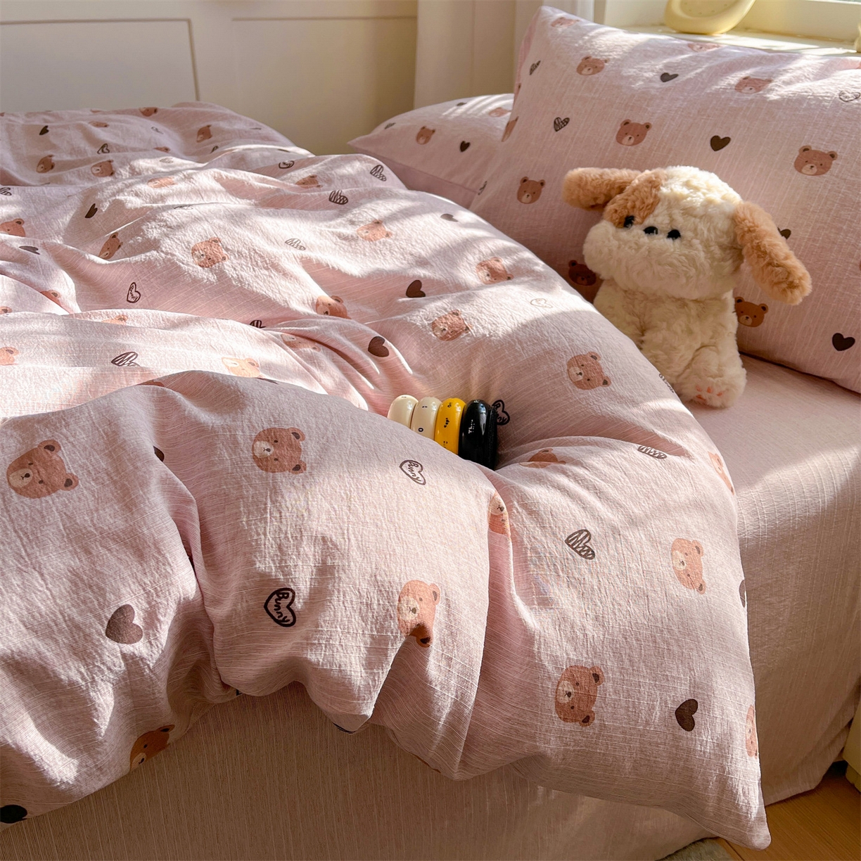 91家纺网 家纺一手货源 找家纺 （总）盛秋家纺 2026春夏新款亲肤舒适色织四件套-洛基系列