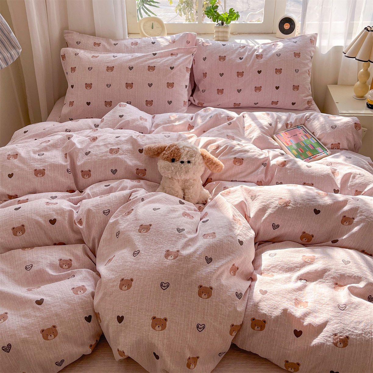 91家纺网 家纺一手货源 找家纺 （总）盛秋家纺 2026春夏新款亲肤舒适色织四件套-洛基系列