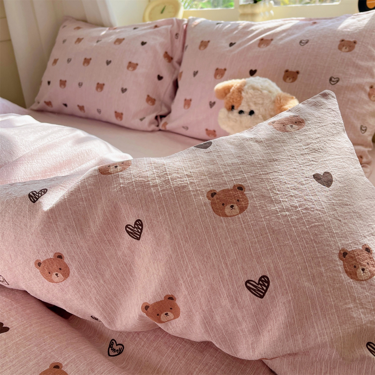 91家纺网 家纺一手货源 找家纺 （总）盛秋家纺 2026春夏新款亲肤舒适色织四件套-洛基系列