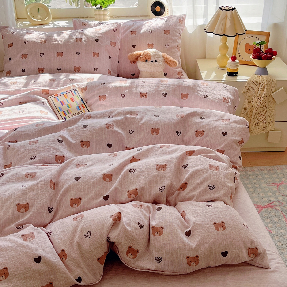 91家纺网 家纺一手货源 找家纺 （总）盛秋家纺 2026春夏新款亲肤舒适色织四件套-洛基系列