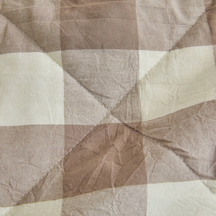 91家纺网 家纺一手货源 找家纺 爱屋及屋 2026新款无印风新疆棉花夏被夏凉被被子被芯 灰中格