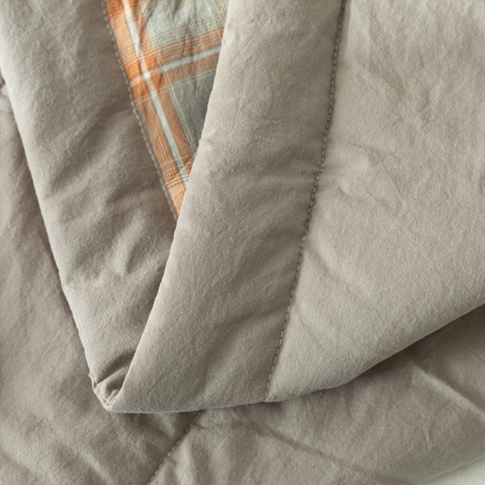 91家纺网 家纺一手货源 找家纺 爱屋及屋 2026新款无印风新疆棉花夏被夏凉被被子被芯 简兮灰