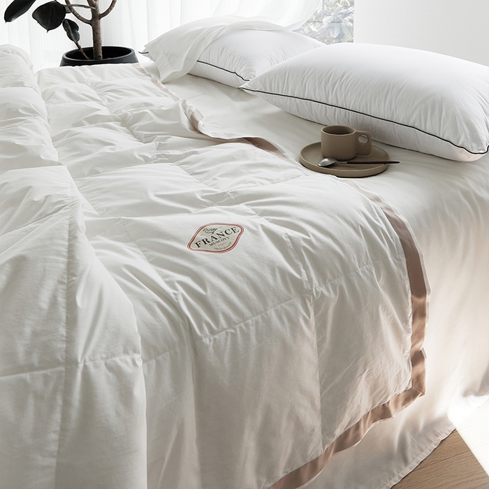 91家纺网 家纺一手货源 找家纺 （总）岚司羽 2026新款95%白鸭绒可水洗羽绒夏被