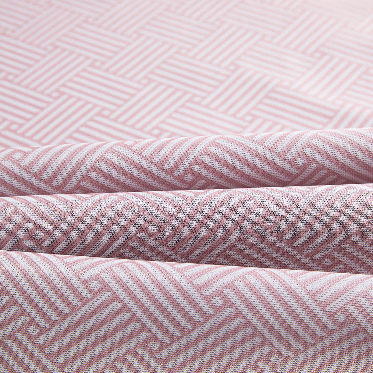 91家纺网 家纺一手货源 找家纺 席都凉席工厂店 2026新款可机洗水洗艾草凉感冰丝高精密碳光软席饼干花三件套 饼干花-粉色