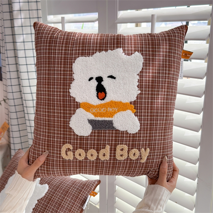 91家纺网 家纺一手货源 找家纺 （总）宝马家纺  2026年新款色织全棉毛巾绣抱枕被系列