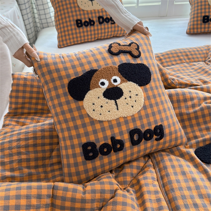 （总）宝马家纺  2026年新款色织全棉毛巾绣抱枕被系列