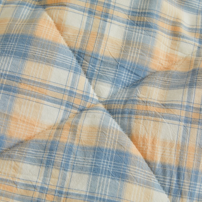 91家纺网 家纺一手货源 找家纺 爱屋及屋 2026新款无印风新疆棉花夏被夏凉被被子被芯 雅致格