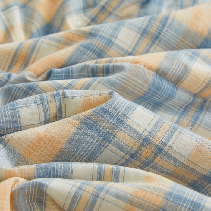 91家纺网 家纺一手货源 找家纺 爱屋及屋 2026新款无印风新疆棉花夏被夏凉被被子被芯 雅致格