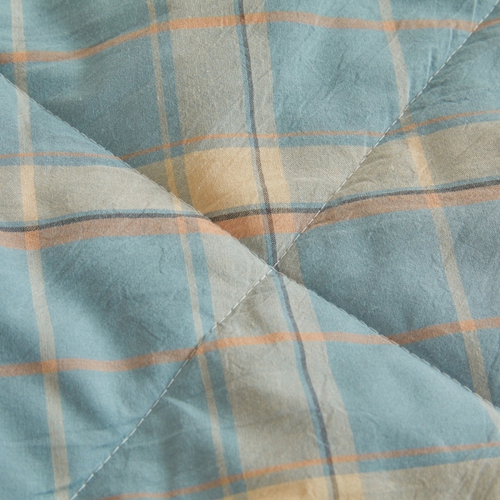 91家纺网 家纺一手货源 找家纺 爱屋及屋 2026新款无印风新疆棉花夏被夏凉被被子被芯 印象蓝