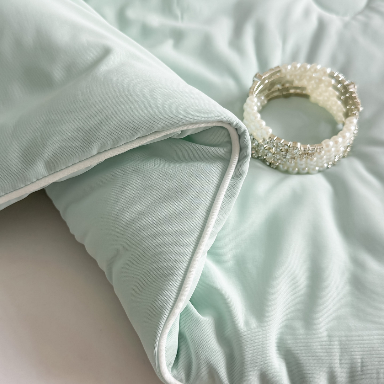 91家纺网 家纺一手货源 找家纺 遇见家居生活馆 2026新款凉感丝夏被夏凉被空调被-夏沫 夏沫-繁星蓝压花