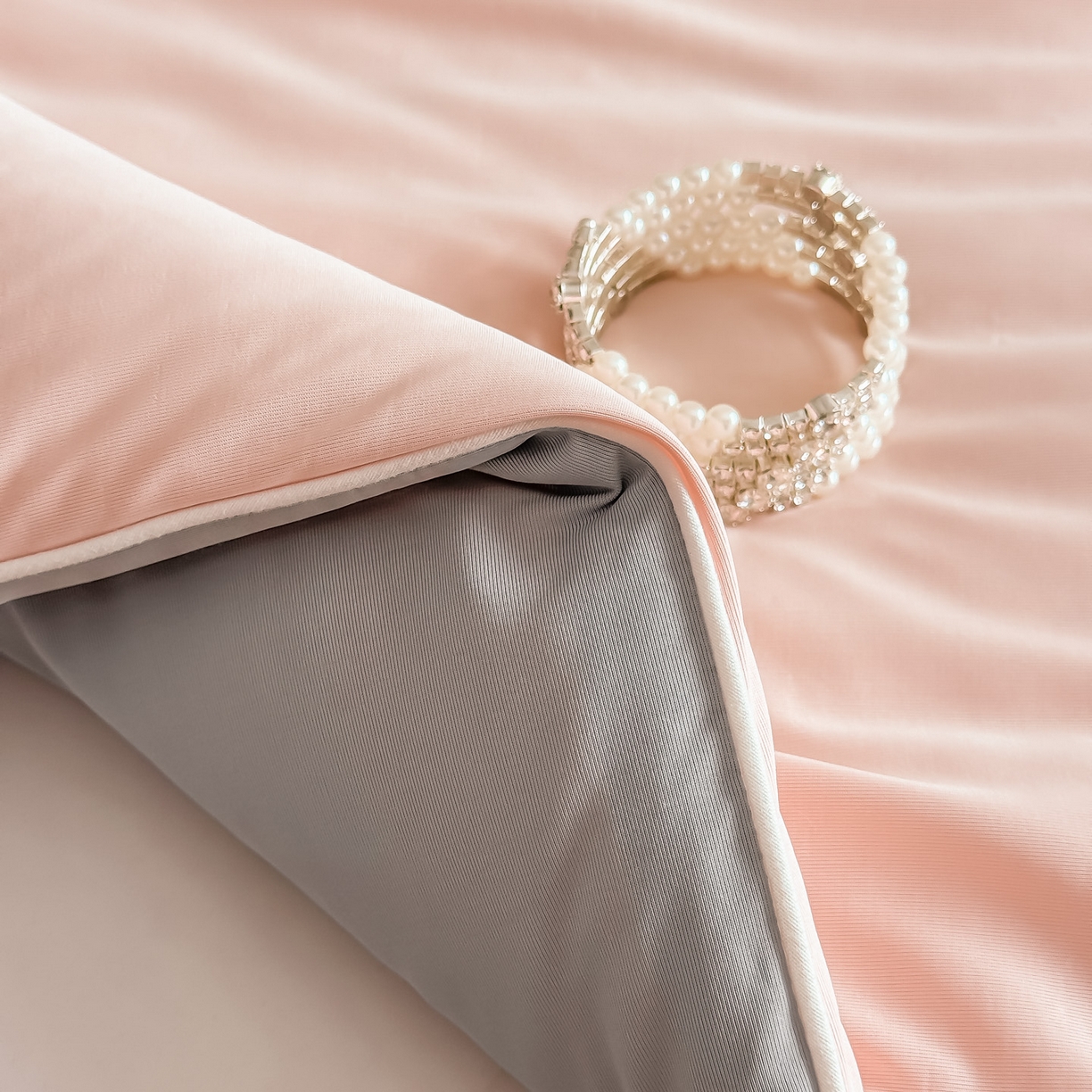 91家纺网 家纺一手货源 找家纺 遇见家居生活馆 2026新款凉感丝夏被夏凉被空调被-夏沫 夏沫-嫩粉压花