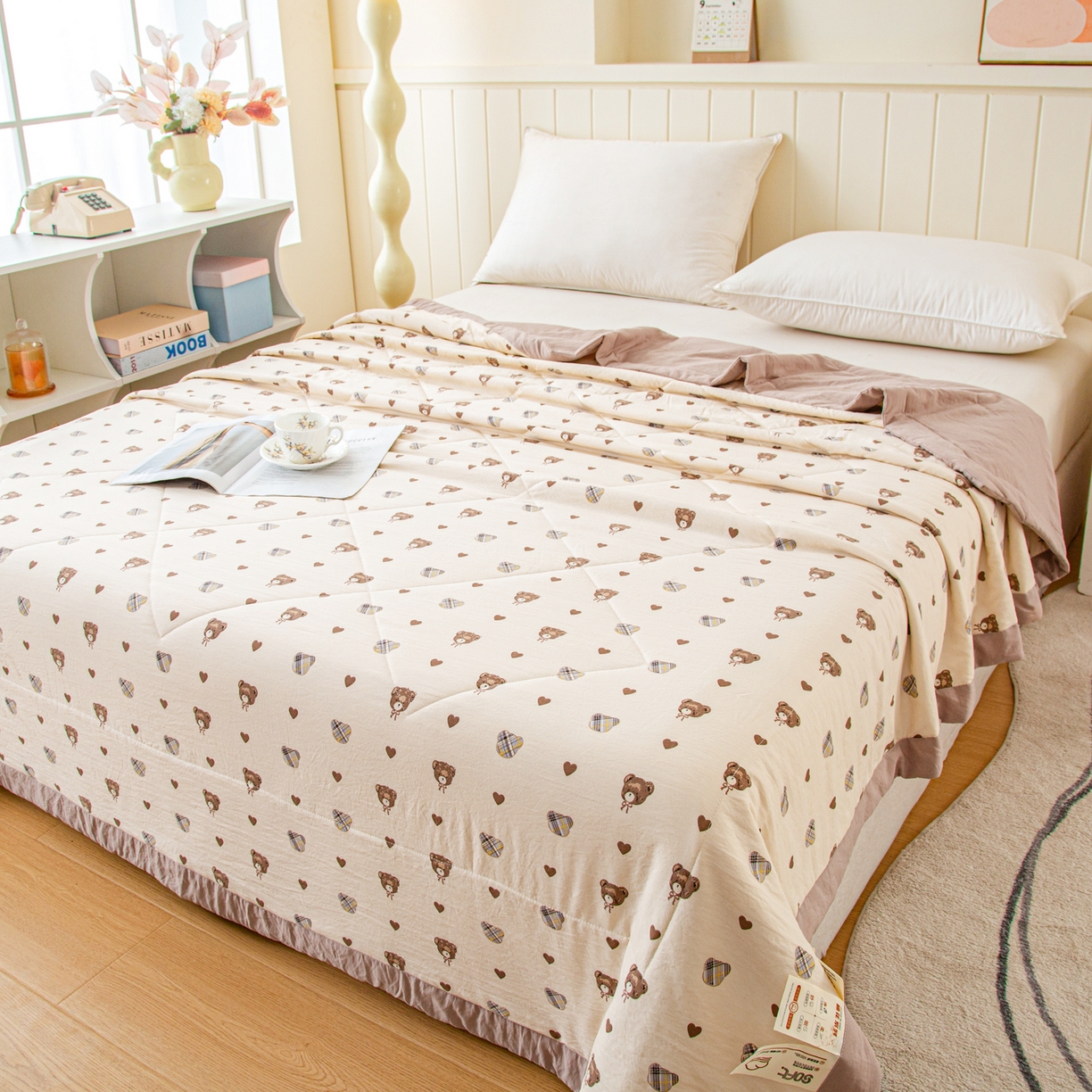 91家纺网 家纺一手货源 找家纺 （总）美之润家纺 2026新款棉花新疆棉花被印花夏被学生单人宿舍夏被