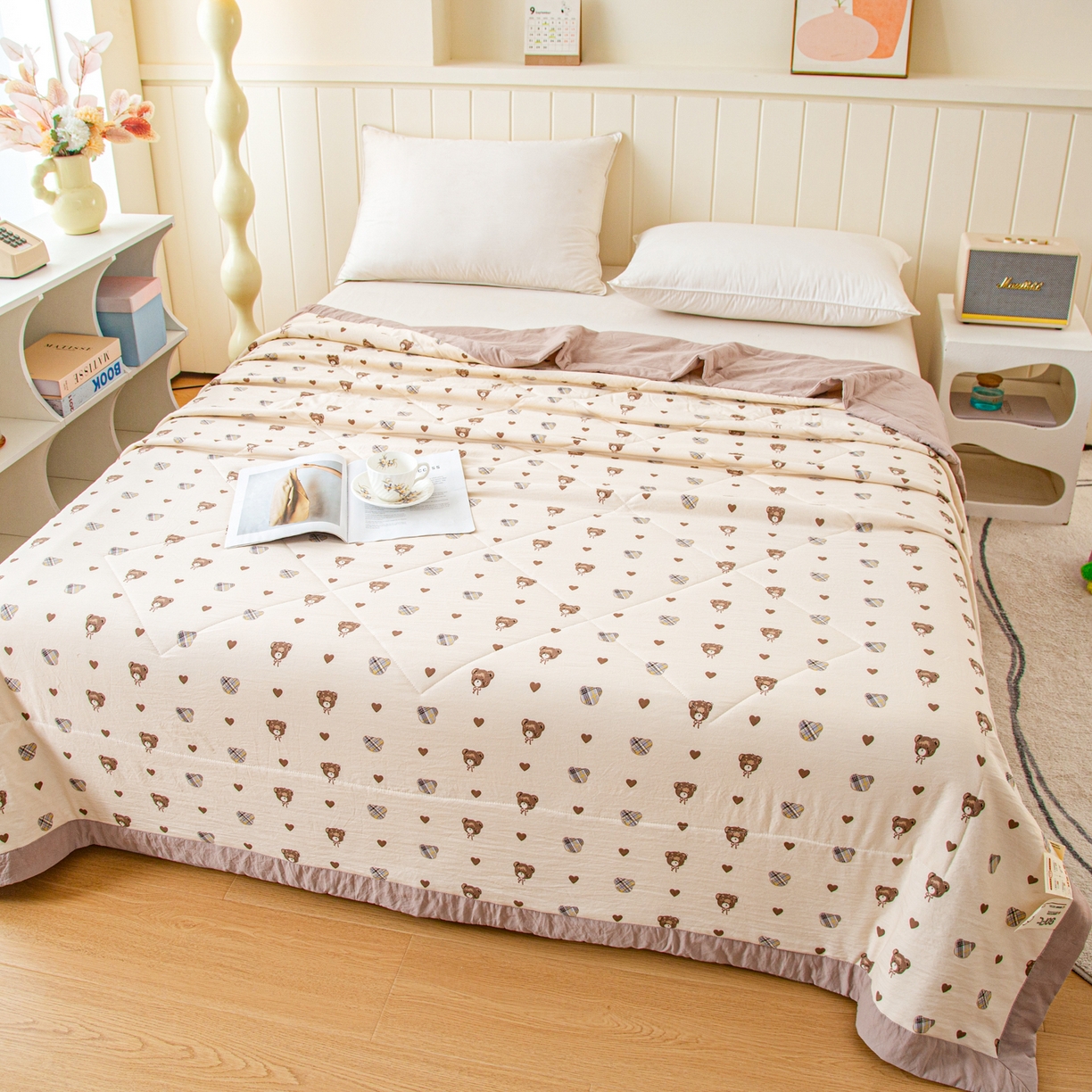 91家纺网 家纺一手货源 找家纺 （总）美之润家纺 2026新款棉花新疆棉花被印花夏被学生单人宿舍夏被