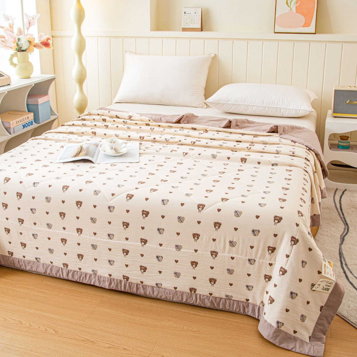 91家纺网 家纺一手货源 找家纺 （总）美之润家纺 2026新款棉花新疆棉花被印花夏被学生单人宿舍夏被