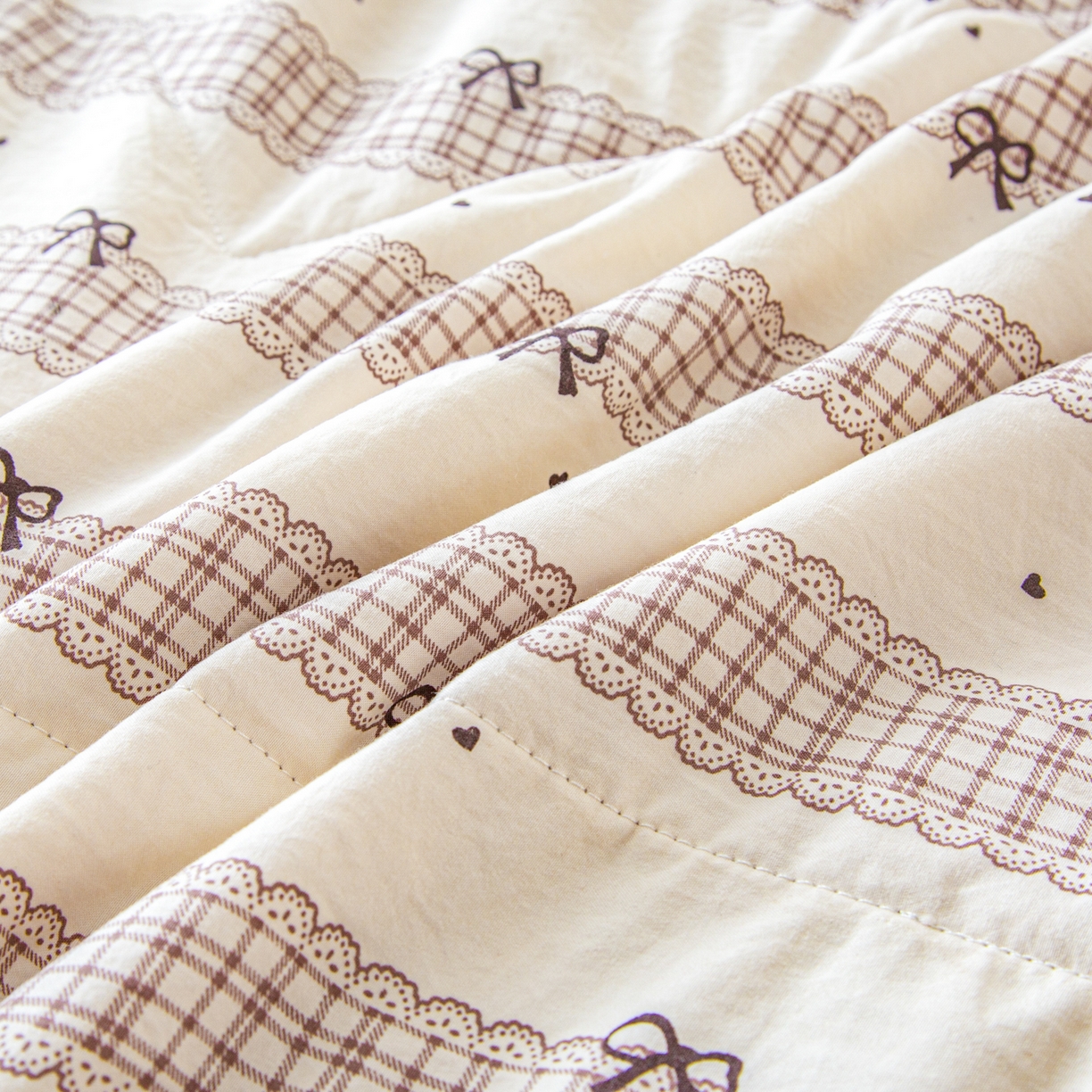 91家纺网 家纺一手货源 找家纺 美之润家纺 2026新款棉花新疆棉花被印花夏被学生单人宿舍夏被 棉柔格韵