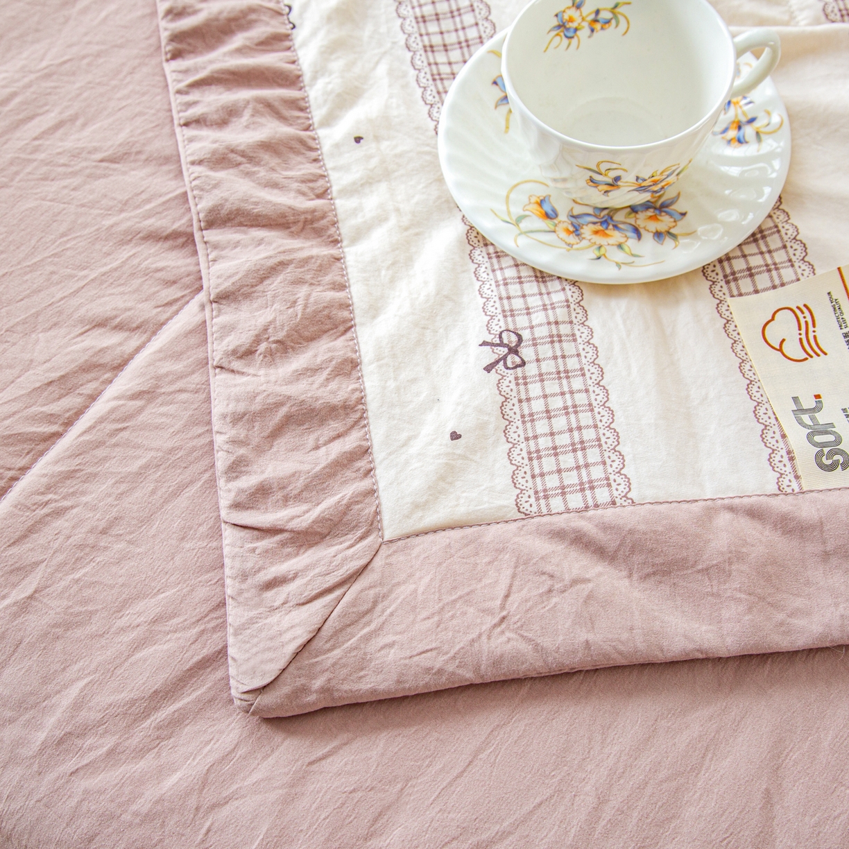 91家纺网 家纺一手货源 找家纺 美之润家纺 2026新款棉花新疆棉花被印花夏被学生单人宿舍夏被 棉柔格韵