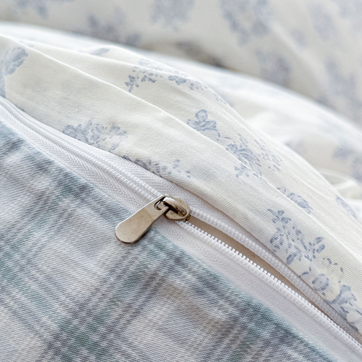 91家纺网 家纺一手货源 找家纺 小蓝孩家纺 2026新款12868全棉印花单被套(联系商家可打折，尺寸可定制) 森林兔