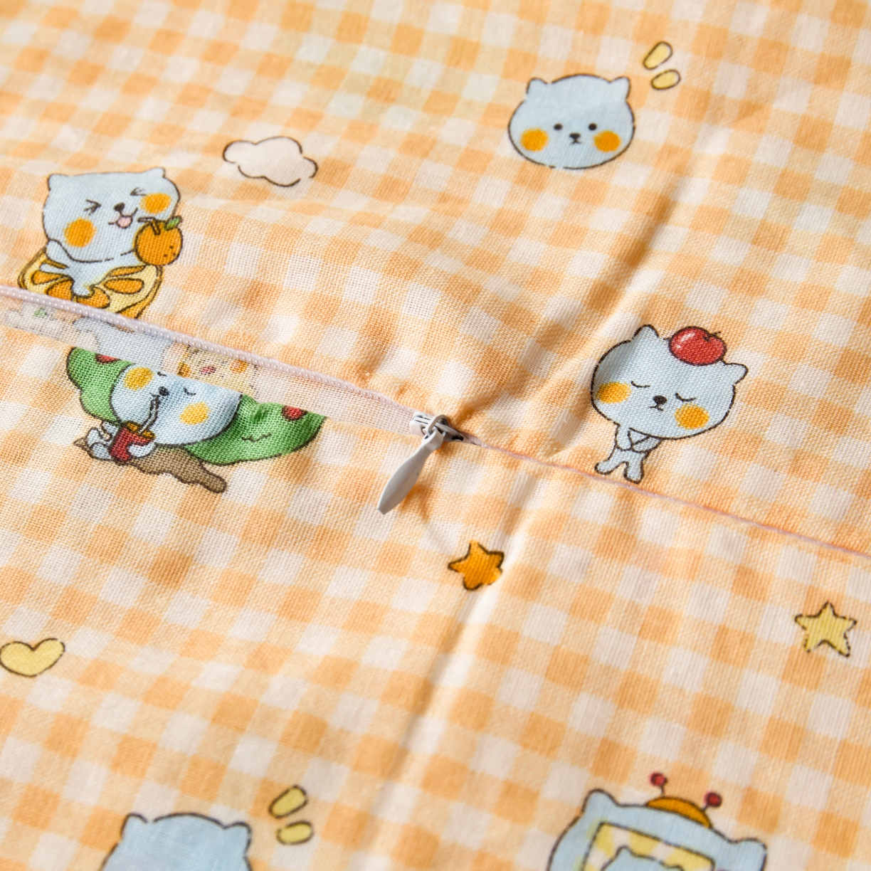 91家纺网 家纺一手货源 找家纺 百寐 2026新款全棉A类双层纱立体乳胶枕套纯棉纱布卡通碎花小清新枕套 立体-开心酷儿