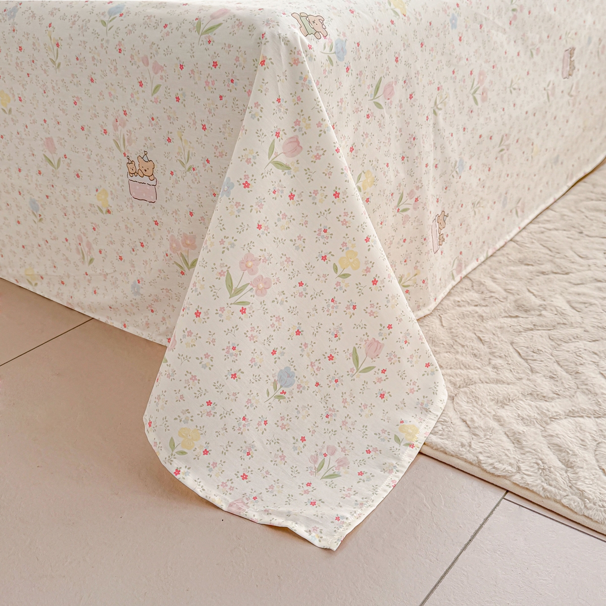 91家纺网 家纺一手货源 找家纺 小蓝孩家纺 2026新款12868全棉印花单床单(联系商家可打折，尺寸可定制) 丛林蜜语