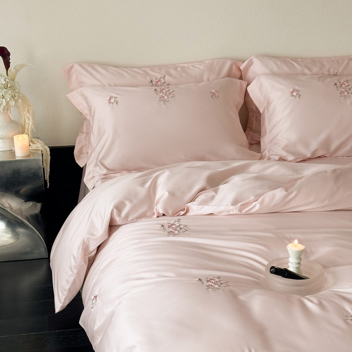 91家纺网 家纺一手货源 找家纺 （总）黛舒家居 2026年春夏款天丝棉刺绣四件套