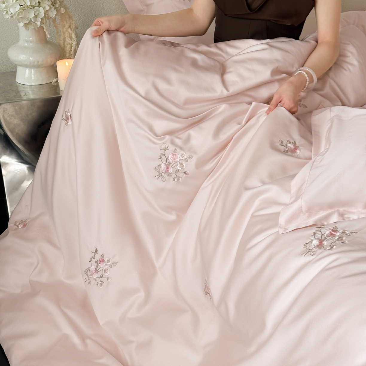 91家纺网 家纺一手货源 找家纺 （总）黛舒家居 2026年春夏款天丝棉刺绣四件套