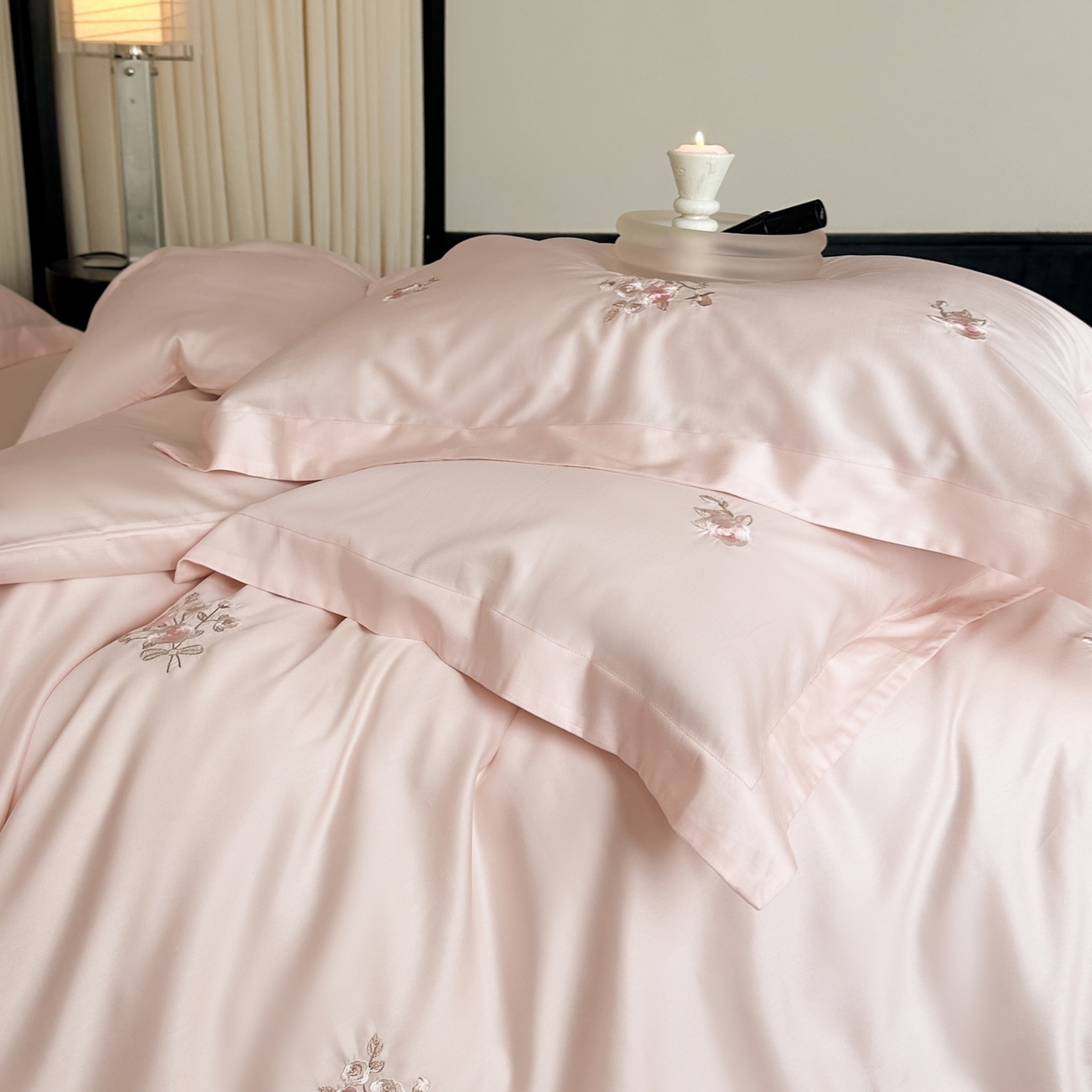 91家纺网 家纺一手货源 找家纺 （总）黛舒家居 2026年春夏款天丝棉刺绣四件套