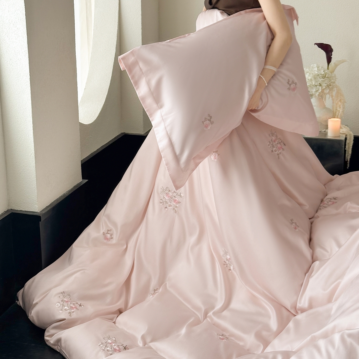 91家纺网 家纺一手货源 找家纺 （总）黛舒家居 2026年春夏款天丝棉刺绣四件套