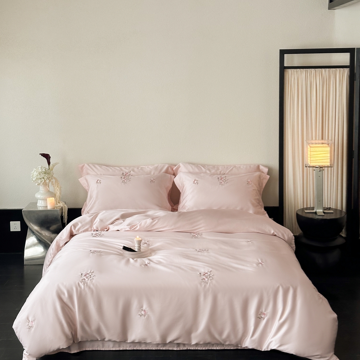 91家纺网 家纺一手货源 找家纺 （总）黛舒家居 2026年春夏款天丝棉刺绣四件套