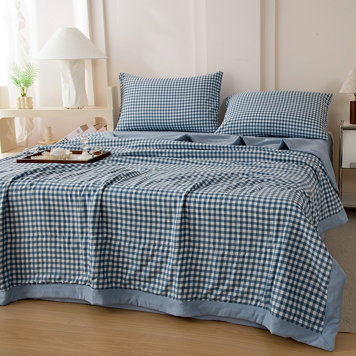 91家纺网 家纺一手货源 找家纺 （总）禹祥家纺 2026新款水洗棉A类100%新疆棉花填充夏被可机洗空调被夏凉被学生被被子被芯