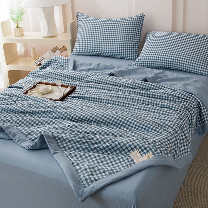 91家纺网 家纺一手货源 找家纺 （总）禹祥家纺 2026新款水洗棉A类100%新疆棉花填充夏被可机洗空调被夏凉被学生被被子被芯