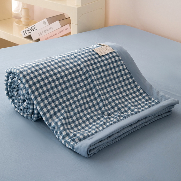 91家纺网 家纺一手货源 找家纺 （总）禹祥家纺 2026新款水洗棉A类100%新疆棉花填充夏被可机洗空调被夏凉被学生被被子被芯