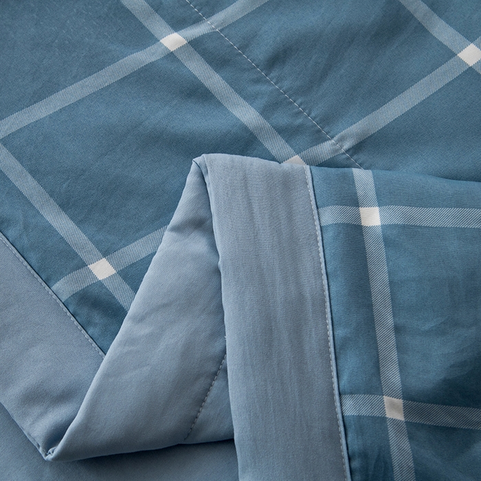 91家纺网 家纺一手货源 找家纺 禹祥家纺 2026新款水洗棉A类100%新疆棉花填充夏被可机洗空调被夏凉被学生被被子被芯 布丁大格