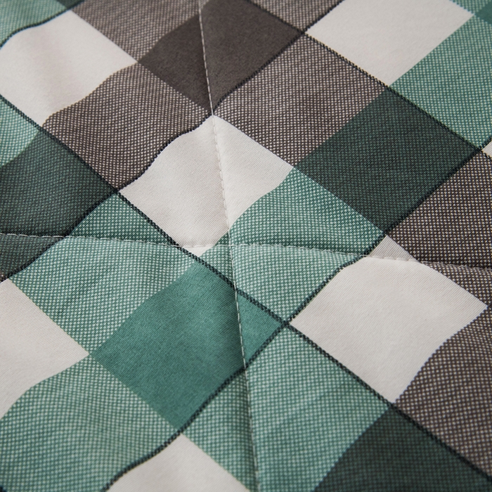 91家纺网 家纺一手货源 找家纺 禹祥家纺 2026新款水洗棉A类100%新疆棉花填充夏被可机洗空调被夏凉被学生被被子被芯 日和-绿