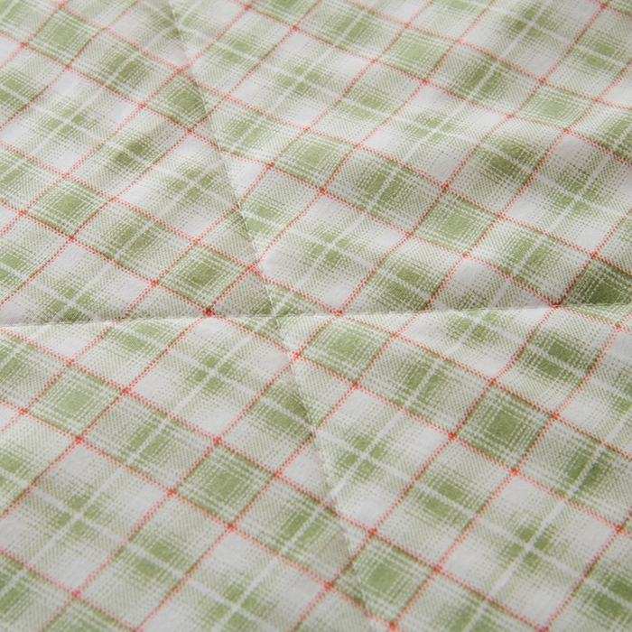 91家纺网 家纺一手货源 找家纺 禹祥家纺 2026新款水洗棉A类100%新疆棉花填充夏被可机洗空调被夏凉被学生被被子被芯 爱莎-绿