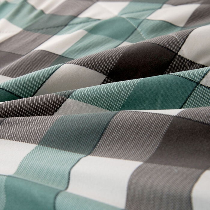 91家纺网 家纺一手货源 找家纺 禹祥家纺 2026新款水洗棉A类100%新疆棉花填充夏被可机洗空调被夏凉被学生被被子被芯 日和-绿