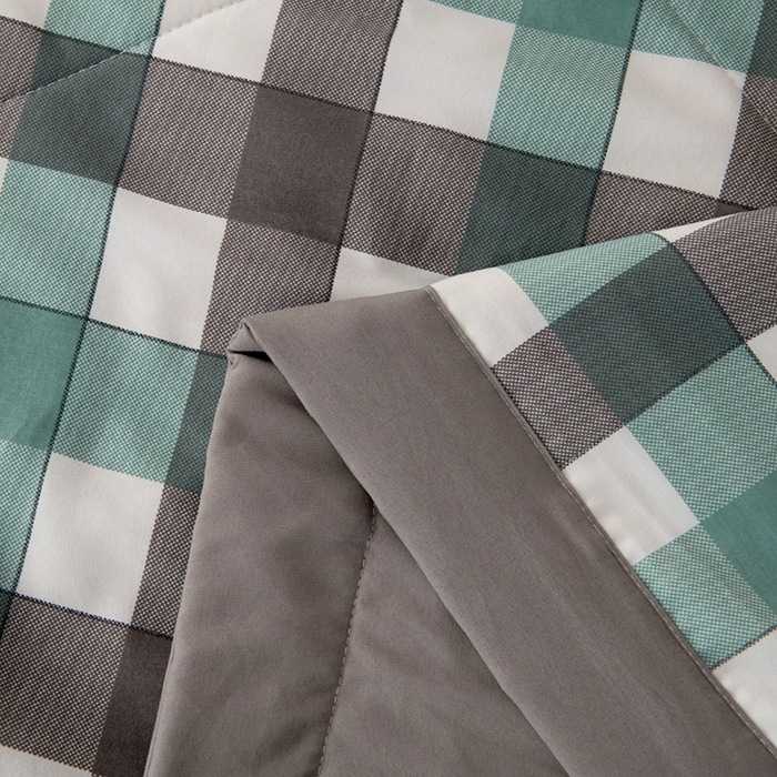 91家纺网 家纺一手货源 找家纺 禹祥家纺 2026新款水洗棉A类100%新疆棉花填充夏被可机洗空调被夏凉被学生被被子被芯 日和-绿