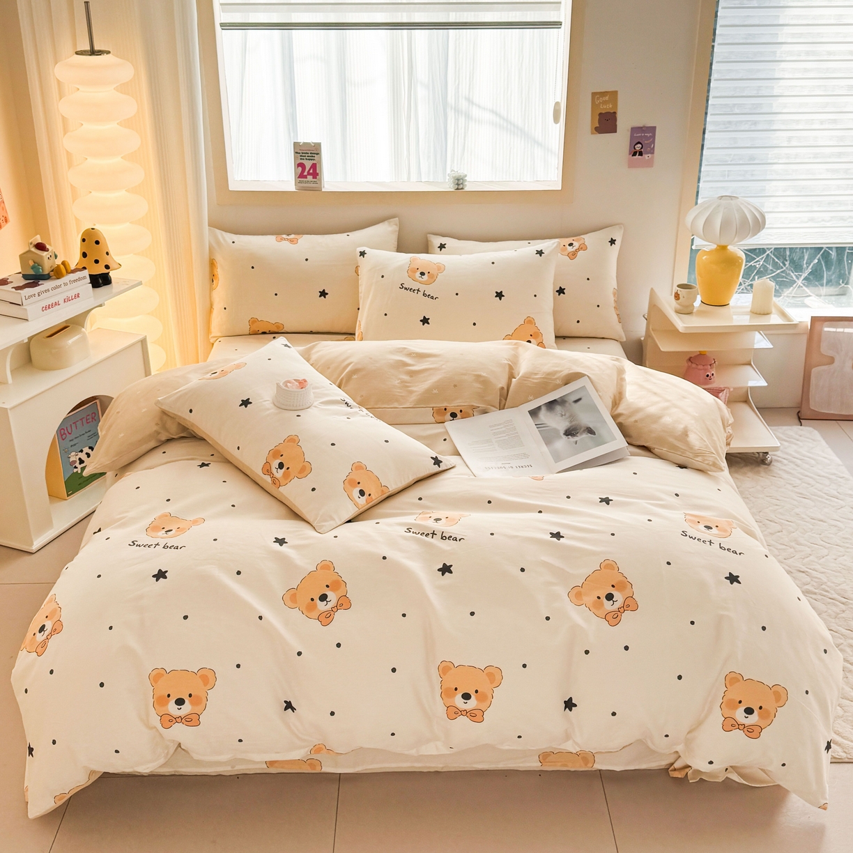 91家纺网 家纺一手货源 找家纺 （总）小蓝孩家纺 2026新款12868全棉印花单床单(联系商家可打折，尺寸可定制)