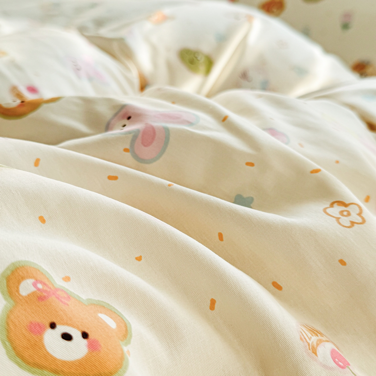 91家纺网 家纺一手货源 找家纺 小蓝孩家纺 2026新款12868全棉纯棉印花四件套（联系商家可打折，尺寸可定制） 假日小狗