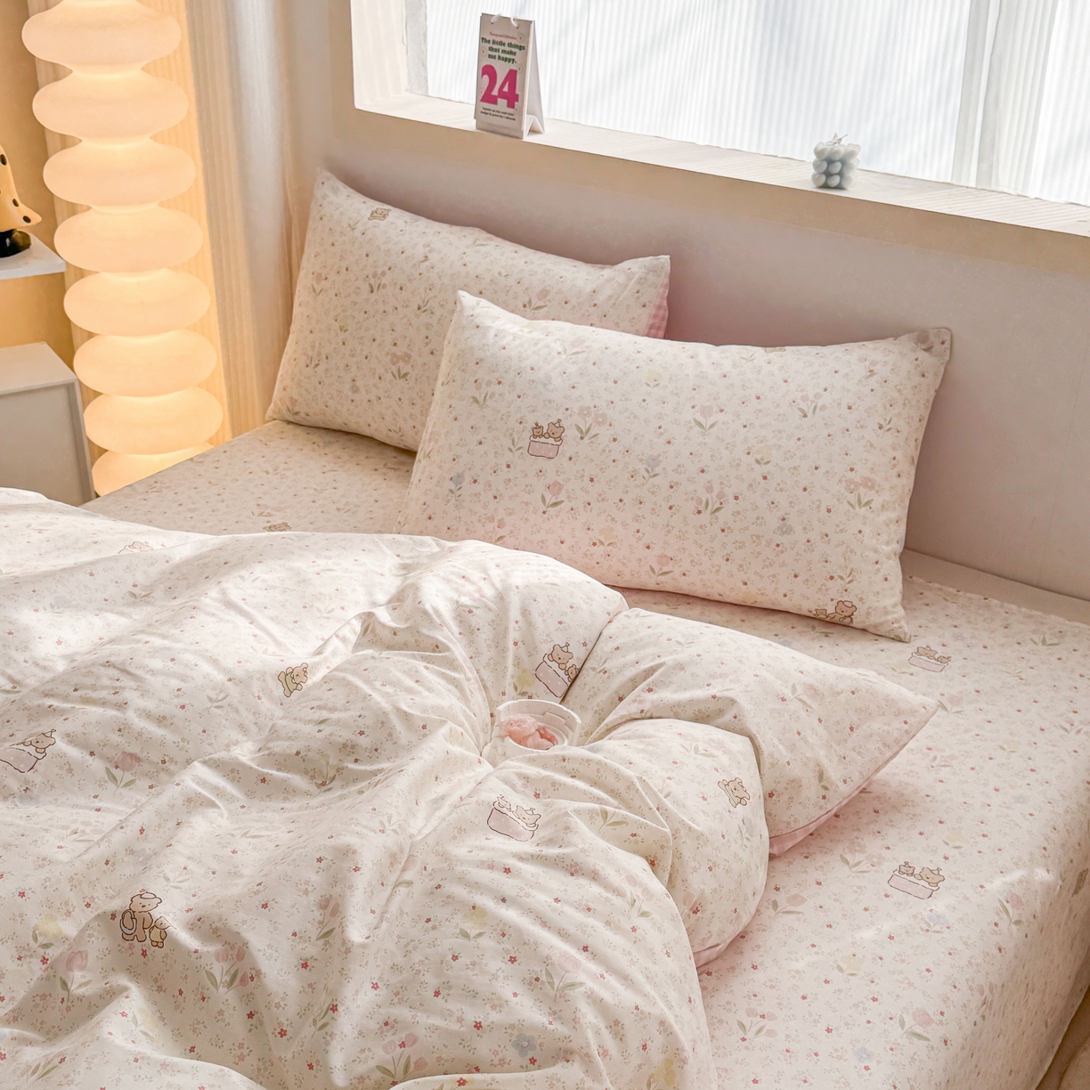 91家纺网 家纺一手货源 找家纺 小蓝孩家纺 2026新款12868全棉纯棉印花四件套（联系商家可打折，尺寸可定制） 丛林蜜语