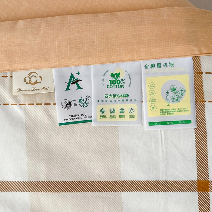 91家纺网 家纺一手货源 找家纺 禹祥家纺 （包质检）2026新款A类里外全棉新疆棉夏被夏凉被空调被儿童被 洛世奇