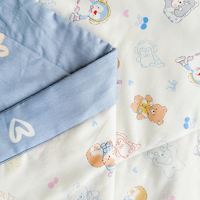 91家纺网 家纺一手货源 找家纺 禹祥家纺 （包质检）2026新款A类里外全棉新疆棉夏被夏凉被空调被儿童被 奇妙世界