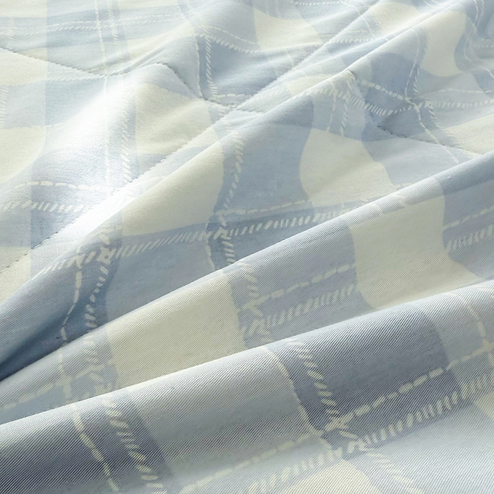 91家纺网 家纺一手货源 找家纺 禹祥家纺 （包质检）2026新款A类里外全棉新疆棉夏被夏凉被空调被儿童被 莫尼-蓝