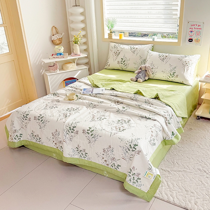 91家纺网 家纺一手货源 找家纺 禹祥家纺 （包质检）2026新款A类里外全棉新疆棉夏被夏凉被空调被儿童被 漫山