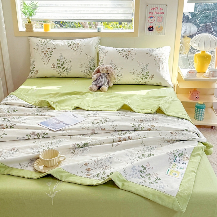 91家纺网 家纺一手货源 找家纺 禹祥家纺 （包质检）2026新款A类里外全棉新疆棉夏被夏凉被空调被儿童被 漫山