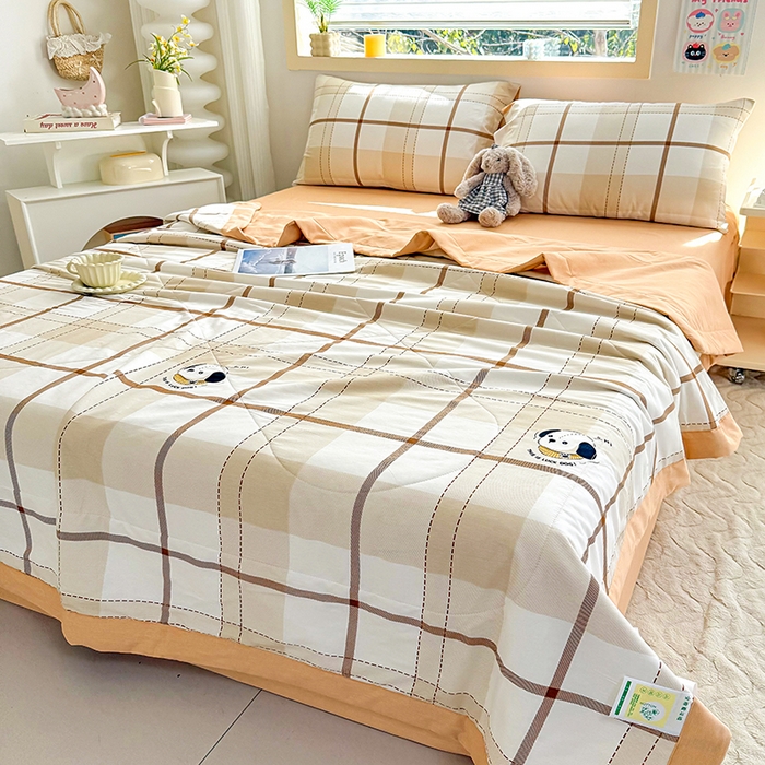 91家纺网 家纺一手货源 找家纺 禹祥家纺 （包质检）2026新款A类里外全棉新疆棉夏被夏凉被空调被儿童被 洛世奇