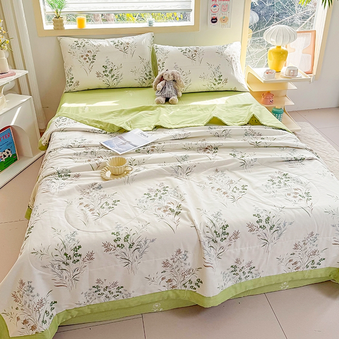 91家纺网 家纺一手货源 找家纺 禹祥家纺 （包质检）2026新款A类里外全棉新疆棉夏被夏凉被空调被儿童被 漫山