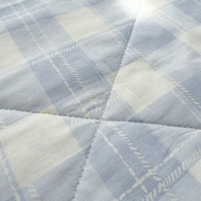 91家纺网 家纺一手货源 找家纺 禹祥家纺 （包质检）2026新款A类里外全棉新疆棉夏被夏凉被空调被儿童被 莫尼-蓝